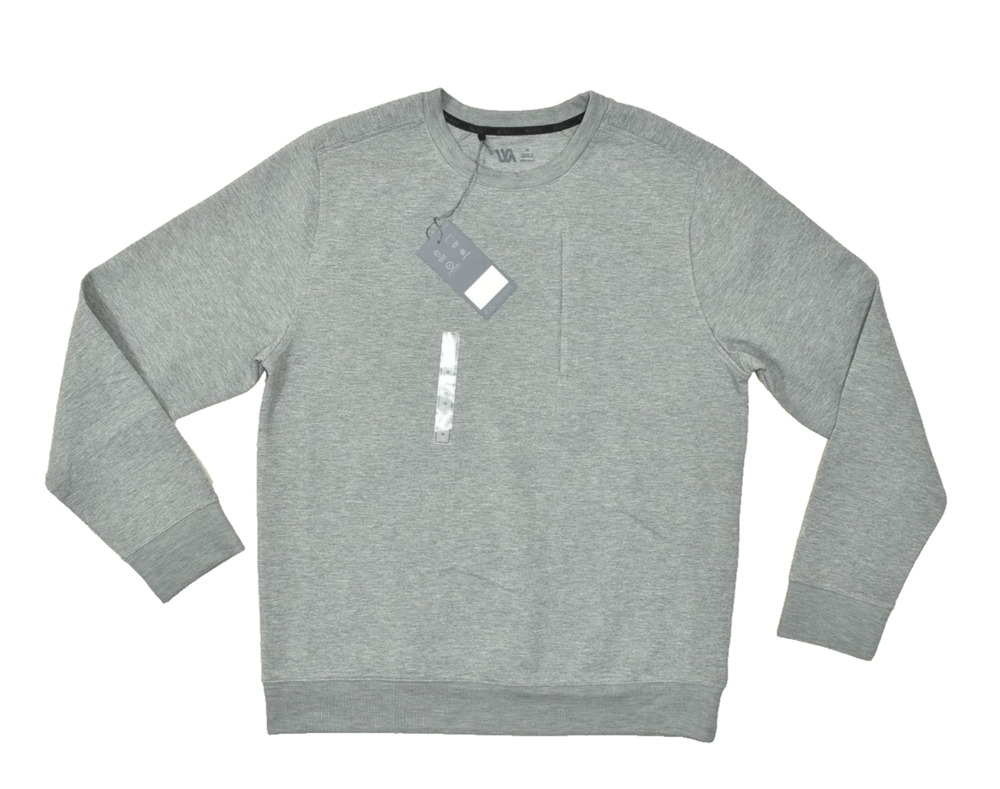 VRST Men Pinnacle Fleece Mid Grey Heather Moisture Wicking Anti-Odor Size M NEW